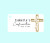 Confirmation Favor Tag