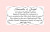 Sugared Almonds Favor Tag with Story 
