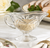 Clear crystal sauce boat with classic design, beautiful table accessory for weddings and special occasions