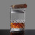 Cigar Whiskey Glass Set - Old Fashioned Whiskey Glass and Cigar Holder Bar Set