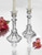 Elegant crystal candle holder wedding favor