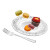 Dessert Plate &  Forks Set of 8