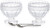 Salt and Pepper Cellars Shakers Set with Spoons