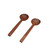 Salad Servers Two beautifully crafted wooden spoons with sturdy handles, great for serving salads and as charming wedding favors Wood