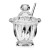 A Crystal Honey Jar Favor with Spoon Perfect for wedding favors