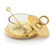 Elegant Gold Honey Bowl with Spoon - Wedding & Bridal Shower Favor