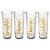 Set of 4 Crystal Shot Glasses Wedding & Bridal Shower Favors