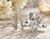 Decorative crystal flower wedding favor gift for weddings, bridal showers, anniversaries, and special event table décor