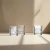 Clear crystal whiskey shot glasses set of 6 with elegant etched pattern, perfect for wedding favors, bridal shower favors, and special occasion gifts