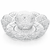 Crystal scalloped mini chip and dip set with dip bowl for wedding favors and bridal shower gifts