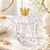Crystal candy dish with gold crown lid for elegant wedding favors, bridal shower favors, and Jordan almonds.