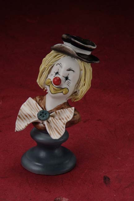 Porcelain Clown Bust Party Favors