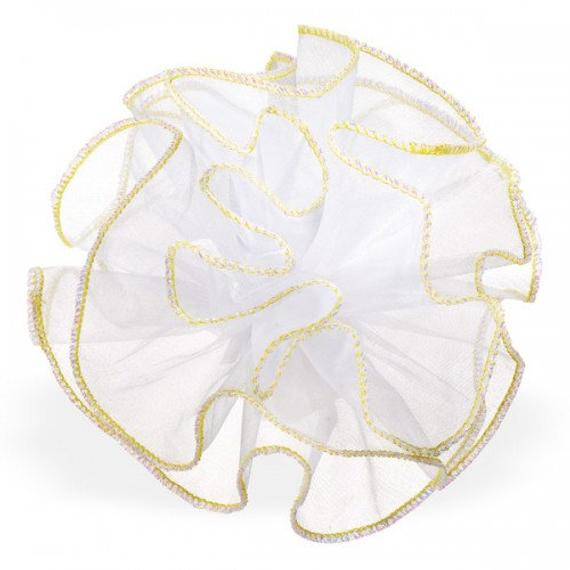 Organza Iridescent Glitter Trim Netting Tulle 9" 25 Pc 25