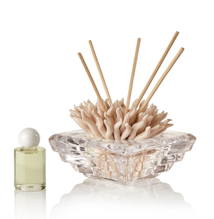 Decorative Diffuser Crystal Coral Ivory Top