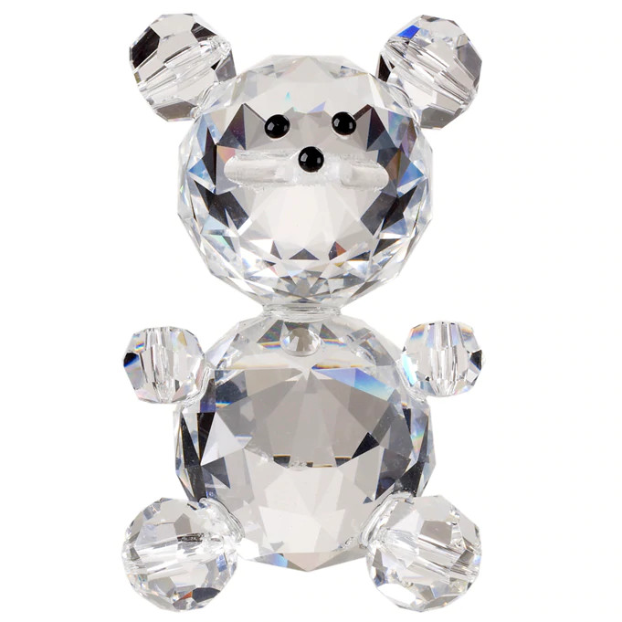 Crystal teddy Bear figurine