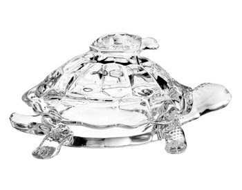 Crystal Turtle Candy Dish