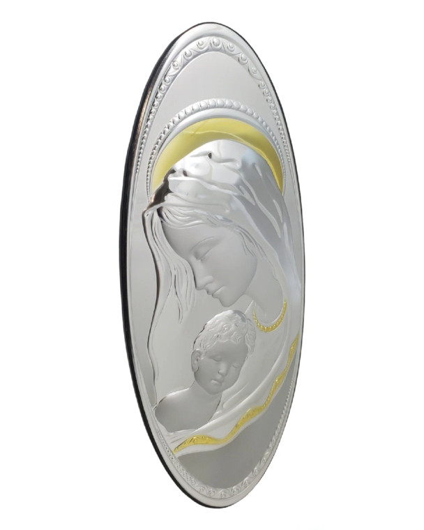 Mother and Child Argento Silver w/ Gold Accents