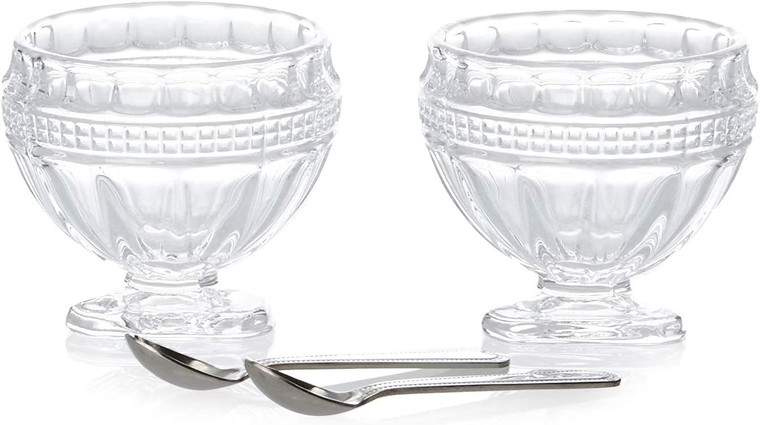 Salt and Pepper Cellars Shakers Set with Spoons