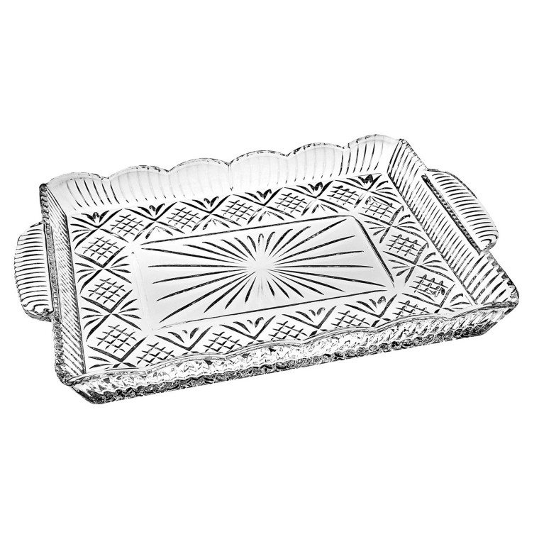 Crystal Platter - 15" x 11"