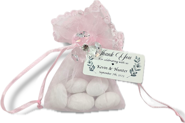 Jordan Almond Favors – Wedding & Bridal Shower Gift Pink