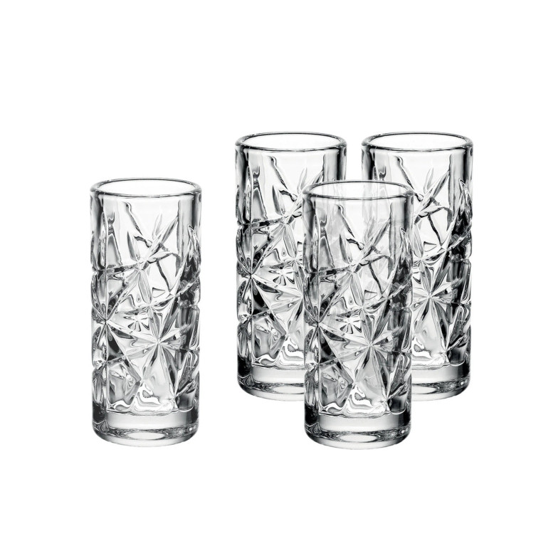 Elegant Czech Crystal Shot Glass for Weddings & Bridal Showers - 2oz