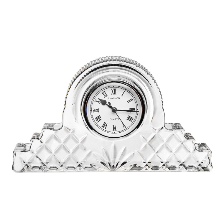 An elegant crystal Clock Ideal for wedding favors, and bridal showers favors