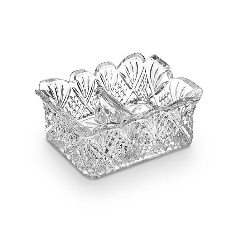 a crystal sweet and low holder ideal for wedding favors in Bible