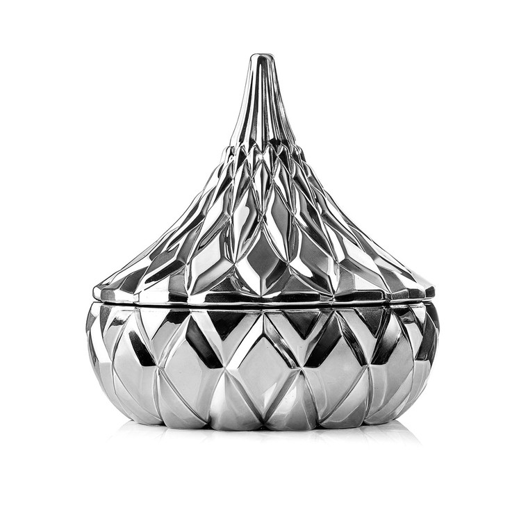 Elegant Electro Silver Kiss Favor