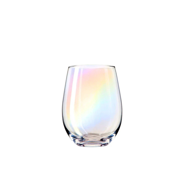 Monterey Stemless Wine Glasses – Elegant Crystal Drinkware, Set of 2