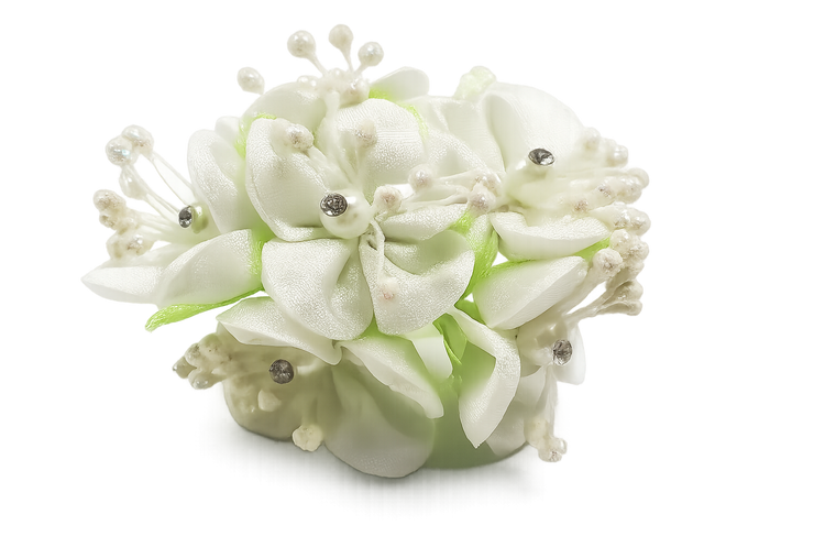 Satin Flower Wedding Decorations