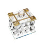 Debora Carlucci Crystal Jewelry Box w. 18kt Gold Plated