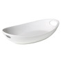 Salad Bowl, Serving Platter Oval with Handles 14" x 7" White