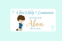 Communion Boy Name Tag