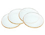 Crystal 7" Dessert Plates Set Of 4