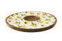 Chip And Dip Tray Wood With Lemon Decal (single unit)