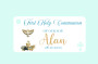 First Holy Communion Of Our Son Favor Tags