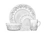 Dublin Crystal Dinnerware Set, 16 Piece. Service For 4