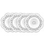 Crystal Canape Plates Set of 4