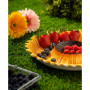 Chip-n-Dip Serving Platter Sunflower 