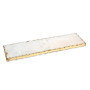 Serving Board Marble Gold Organic Edge Rectangle