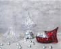 Hershey's Kiss Covered Candy Dish Red