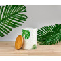 Kitchen Canister Palm Leaf & Monstera