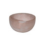 A charming pink bowl on a white background, perfect for wedding favors and filled with delightful snacks or treats.