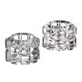 a crystal votive candle holder set perfect for wedding favors