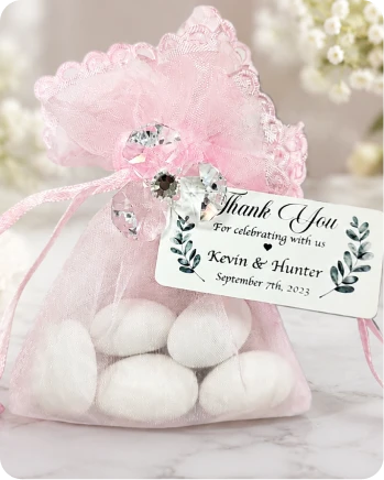 Jordan almonds wedding favors