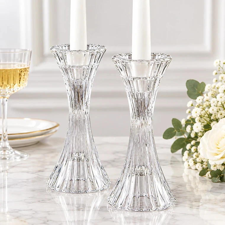 Crystal Candle Holders: Elegant Ideas for Wedding Centerpieces & Event Décor