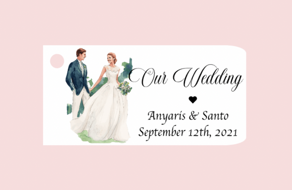 Wedding  Name Tag