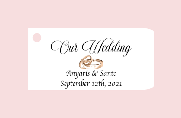 Wedding Favor Tags Ring
