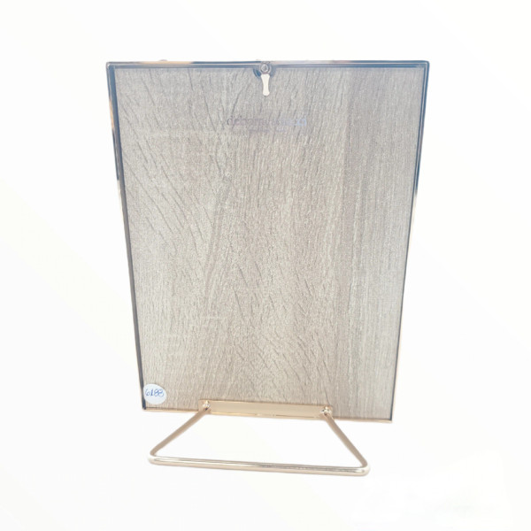 Parigi Picture Frame Crystal Gold Trim 7.5 x 10 back view