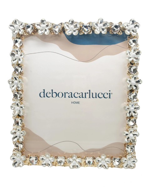 Dubai Picture Frame Crystal Silver Trim 12" x 13"